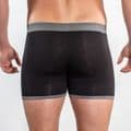 Bamboo Boxers - Black With Grey Band